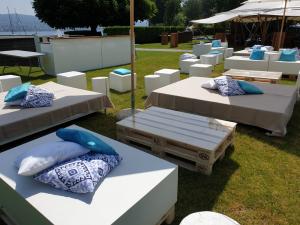 Daybed mit Leinenstoff 0